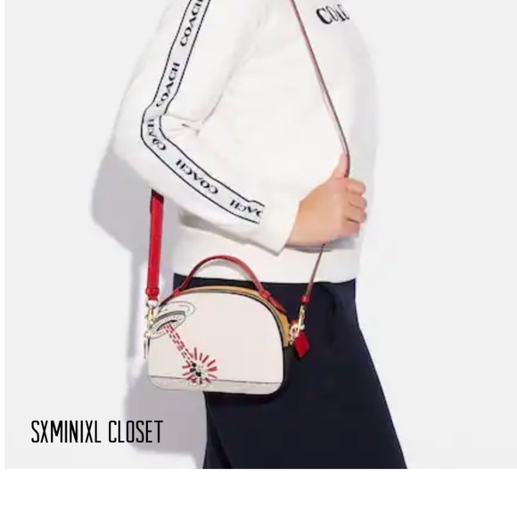 💖💖NEW💖Coach Disney Mickey Mouse Serena Satchel/crossbody bag/shoulder bag - Picture 2 of 7